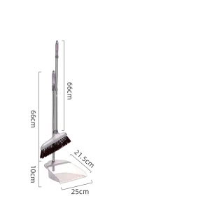 Factory Supply High Quality Long Handled Stainless Steel Broom and Dustpan Set