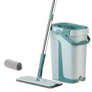 Factory Supply High Quality Self Cleaning 360 Rotating Microfiber Steel Pole Telescopic High Absorption Flat Mop Mopping