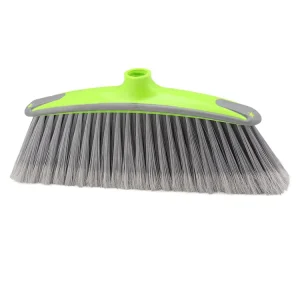 Factory Supply Home Use Multi-Color PET Broom Head with Soft Bristle and Dustpan for House Cleaning