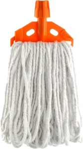 Factory Supply House Cleaning Cotton Thread Mop Head with Iron Handle for Dry Wet Use High Absorption