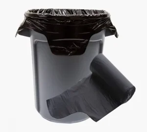 Factory Supply New Design Trash Bag Plastic Cross tie Trash Bag Rolls Cross tie Handle Garbage Trash Bag