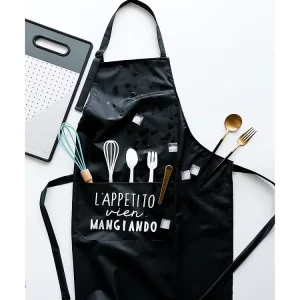 Factory Waterproof PVC Apron for Men Women Chef Cooking Kitchen Garden Cleaning with Pocket Adjustable Neck Waist Ties