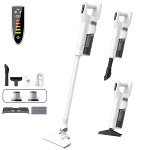 Factory Wet Dry Vacuum Cleaner with Wet Mop Washable Filter LED Dual Speed Anti-tangle for Hotel Commercial Cleaning