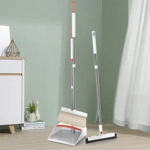 Factory thickened Broom Dustpan and Magic Wiper Combination Cleaning Three Piece Household Set
