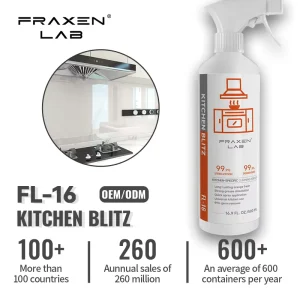 Fast Acting Kitchen Degreaser Heavy Duty Range Hood Oli Grease Foam Cleaner Spray for Household Cleaning Bulk