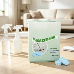 Fast Dissolving Floor Cleansing Tablets Practical Household Cleaning Accessory to Refresh Flooring Surface
