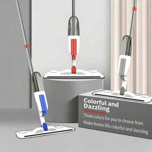Fast Shipping 360 Degree Rotating 3 in 1 Spray Mop Includes 2 Mop Pads with 350ml Refillable Bottle High Quality Floor Cleaning