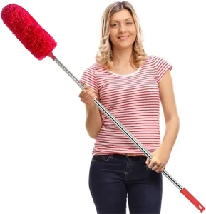 Feather Duster, Bed Crevice Cleaning Broom, Under-bed Cleaning Brush, Microfiber Cleaning Duster