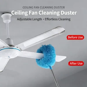 Feather Microfiber Duster Small Mini Retractable Irregular Head Flexible Household Car Cleaning Dust Removal Tool