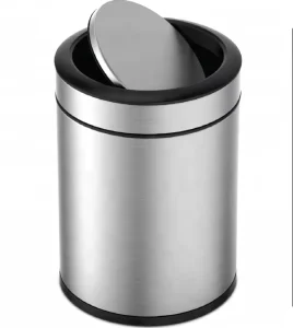 Finger Print Proof Stainless Steel Waste Bin