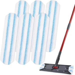 Fit OCedar H2prO Flat Mop Replacement Pads Machine Washable Reusable Microfiber Mop Heads