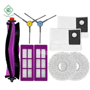 Fit for Eureka J15 Pro Ultra Roller Side Edge Spin Brush HEPA Filter Mop Cloth Dust Bag Robotic Vacuum Accessories