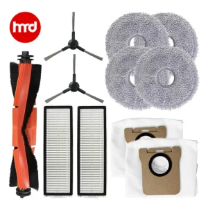 Fit for Xiaomi Mi MijiaX20 Max X20 Pro D109GL Robot Vacuum Cleaner Main Side Brush Filter Dust Bag Mop Pad Replacement Parts Kit