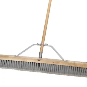 Flagged Bristle Broom Concrete Tool