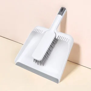 Flair PP 2 in 1 Dustpan Set with Brush Broom and Shovel Home Use Plastic Cleaning Tools