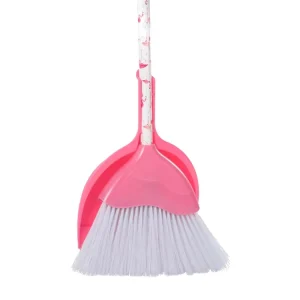 Flamingo Printing Series Broom and Dustpan Set Angel Brooms & Dustpans