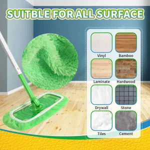 Flat Mop Cloth Replacement Washable Reusable Cross Border for Compatible