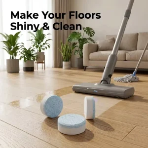 Floor Cleaning Tablets Multi Effect Solid No Rinse Cleaner Tablets for Tile Care Mopping Wooden Floor