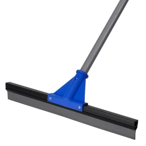 Floor Squeegee for Concrete and Tile Cleaning 18′ Rubber Wiper Broom Large Heavy Duty Water Scraper for Garage Bathroom