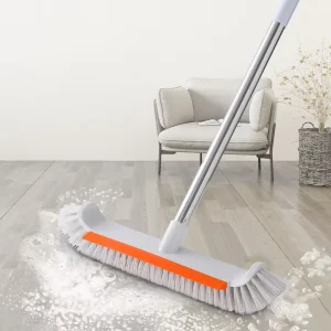 Floor and Tile Scrubbing Brush with Long Handle