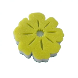 Flower Shape Scrubber Dish Washing Sponge Household Cleaning PU Foam