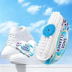 Foam Sneaker Shoe Cleaner with Brush for White Sports Shoes