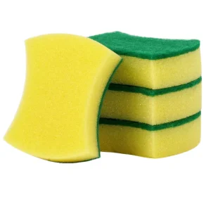 Foamstar Easy hold Dish Pan Pot Washing Scrub Sponge Kitchen Thick Scrubber Pad Cleaning Scouring Sponge Pads Scourer Sponges