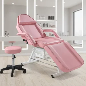 Foldable Adjustable Massage Bed with High-Density Sponge for Beauty Salons Gyms and Spas