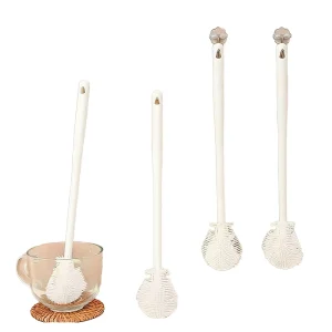 Foldable Cup Cleaning Brush Long Handle Multi functional Gap Scrubber for Water Bottle Blender Food Grade BPA Free