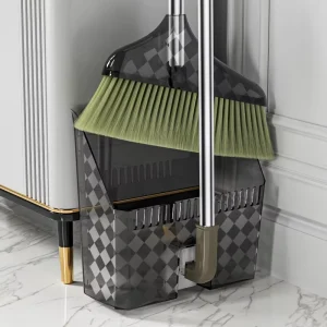 Foldable Household Broom and Dustpan Set Non Stick Hair Sweeping Artifact Dustpan Garbage Shovel for Mop Usage