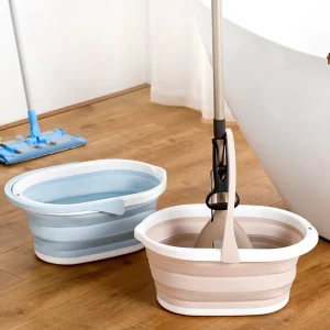 Foldable Retractable Plastic Mop Bucket Extra-Large Portable Water Storage