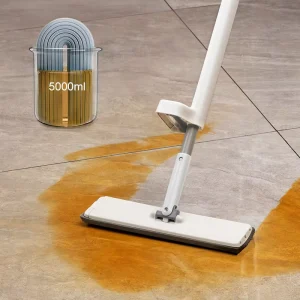 Foldable Steel Pole Hand Free PVA Sponge Mop Convenient Scratch Cleaning Tool Mops Cleaning Floor