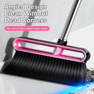 Foldable Sweeping Kit with Large-Capacity Trash Bin for Home Cleaning