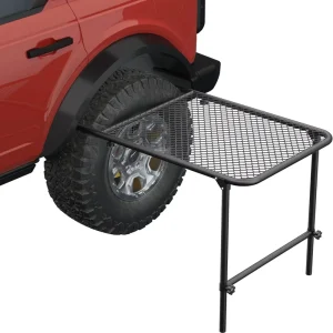 Folding Grill Table Small Lightweight Portable Height Adjustable Outdoor Picnic Table