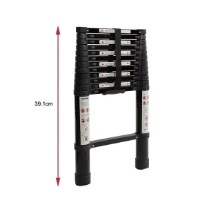 Folding Ladders 3.2m Aluminum Telescopic Extension Ladder for Household EN131