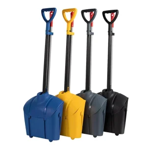 Folding Telescopic Long Handle Windproof Broom and Dustpan Set