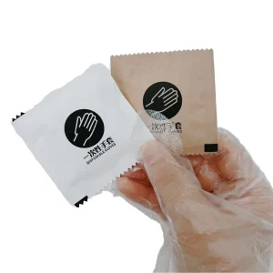 Food Grade Disposable Thin PE Gloves Individually Packed Waterproof Non-Slip Oil Proof Dish Household Gloves