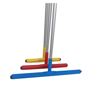 Food Grade Industrial Hygienic Single or Double Bladed Rubber Floor Squeegee with Replacement Cassette