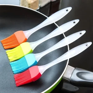 Food-Grade Non-Stick Heat-Resistant Silicone Pastry Brush for Grill and BBQ, Dishwasher Safe