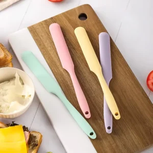 Food Grade Silicone Spatula Heat Resistant One Piece Baking Scraper Kitchen Utensil Dishwasher Oven Safe Multifunctional