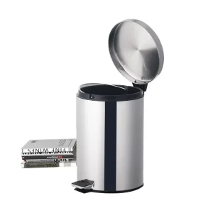 Foot Pedal Stainless Steel Waste Bins 3L 5L 8L 12L Home Kitchen & Bathroom Trash Can