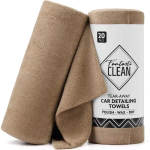 For 20-Pack 230gsm Tan Fleece Microfiber Customized Lint-Free Reusable Eco-Friendly Polishing Modern Cleaning Cloths