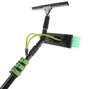 For Aluminum Telescopic Window Cleaning Tools 24ft 5 Section Eco Friendly Brush for Windows Solar Panels