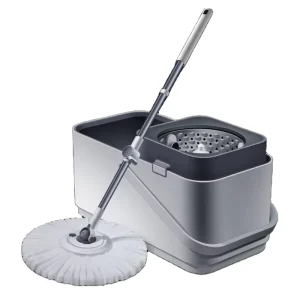 For D7 Household Cleaning Tools Supplies Eco Friendly Steel Bathroom Set Mop Bucket Telescopic Handle Four Side