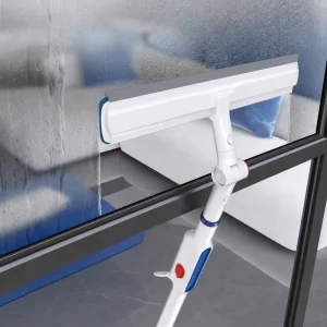 For Lightweight Metal Window Cleaning Squeegee One Touch Fan Shaped Spray 80ml Bottle for Multi Surface Glass Care