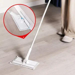 For Steel Wall Ceiling Mop Disposable Nonwoven Pad Hook Loop Ultra Slim Panel Static Dust Multi Surface Cleaning Tool