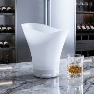 Foreign Trade Bluetooth LED Luminous Plastic Ice Bucket 7 Liter Subwoofer Wine Bucket Small Speaker Camping