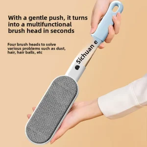 Four in one Electrostatic Hair Removal Lint Roller Multifunctional Clothing Brush Pet Hair Brush Sofa Dust Removal Scraper