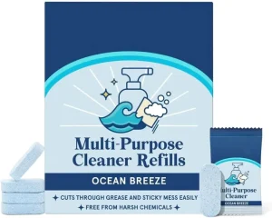 Free From Harsh Chemicals Multi Purpose Refills Cleaner Pods Cleaning Tablets