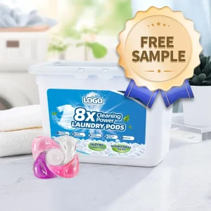 Free Sample 15g Heavy Duty Long Lasting Eco Friendly Anti Bacterial Oceanic Fruity Floral Scent Customizable Detergent